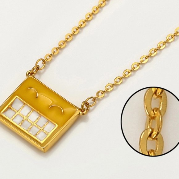 Always Smile 18KGP Adorable Necklace - Picture 5 of 10